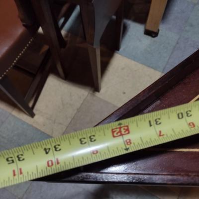 Mahogany Triangle Side Table