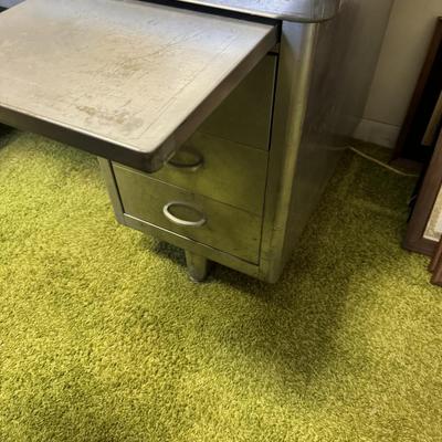 Vintage military metal desks