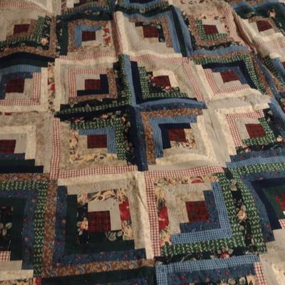 Hand Made Quilt- Approx 70" Square