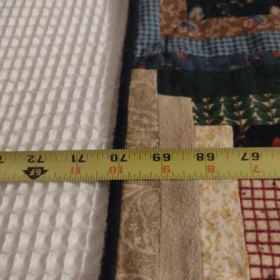 Hand Made Quilt- Approx 70" Square