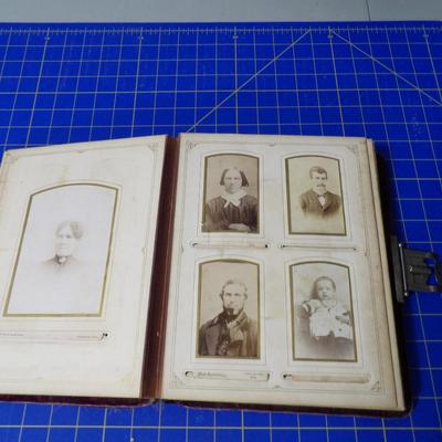 Antique Victorian Photo Album w/ Photos