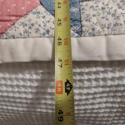 Hand Made Quilt- Approx 47" x 72"