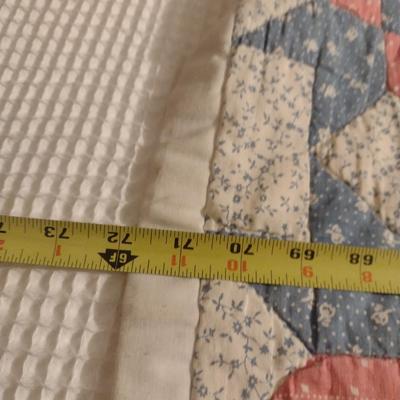 Hand Made Quilt- Approx 47" x 72"