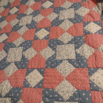 Hand Made Quilt- Approx 47" x 72"