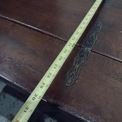 Antique Worktable with Flip Leaf Extensions