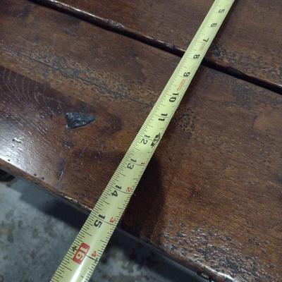 Antique Worktable with Flip Leaf Extensions