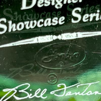 FENTON ART GLASS ~ Designer Showcase Series ~ Iris Vase On Glass Base