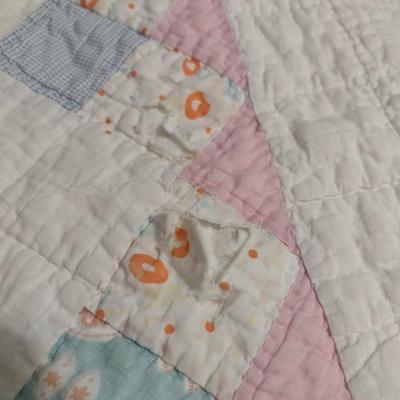 Hand Made Quilt- Approx 63" x 75"