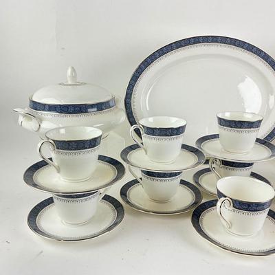 Lot 1053 Set of Royal Doulton Sherbrooke Fine Bone China 53 Pieces