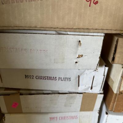 Frankhoma Christmas plates