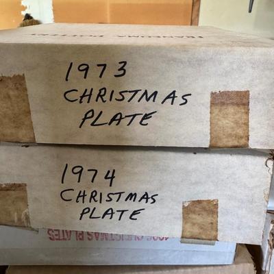 Frankhoma Christmas plates