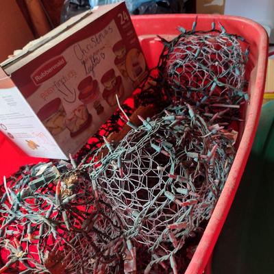 Christmas Decor- Artificial Tree and Lights