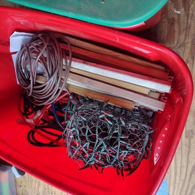 Christmas Decor- Artificial Tree and Lights