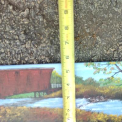 Pair of Hand Painted Crosscut Saws