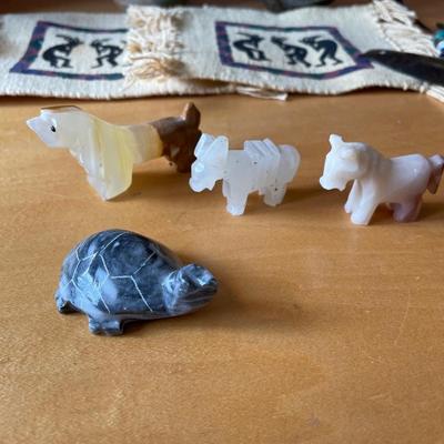 L69- Mexican lot with stone figurines