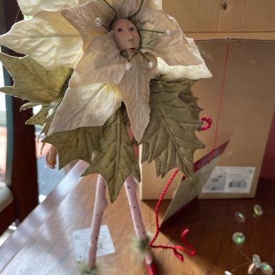 L71- Galileo Thermometer, glass tree/ornaments, other glass itrms