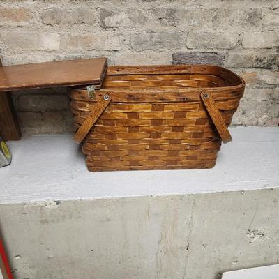 Old picnic basket