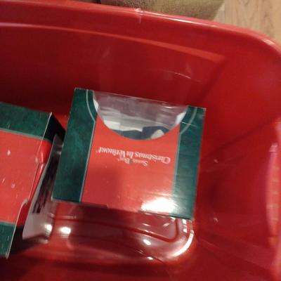 Collection of Christmas Decor- Four Village Houses (#2)