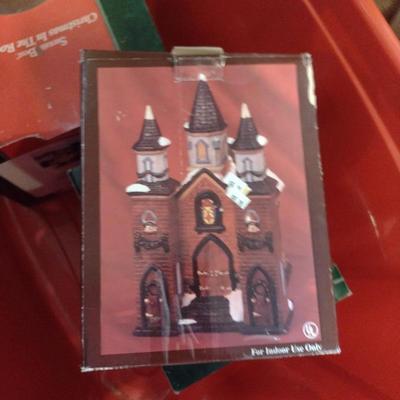 Collection of Christmas Decor- Four Village Houses (#2)