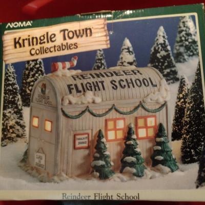 Collection of Christmas Decor- Four Village Houses (#2)