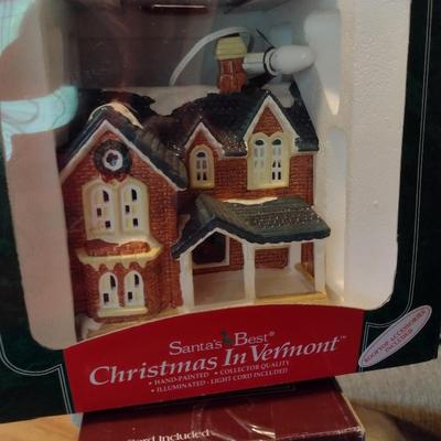 Collection of Christmas Decor- Four Village Houses (#2)
