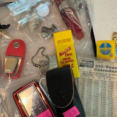 Misc, Belt buckles, pins