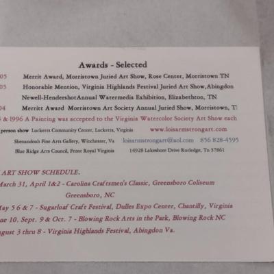 Lois Crabtree Armstrong "Jewels" Framed Cardinal and Dogwood Theme Art- Numbered and Signed by Artist