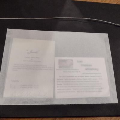 Lois Crabtree Armstrong "Jewels" Framed Cardinal and Dogwood Theme Art- Numbered and Signed by Artist