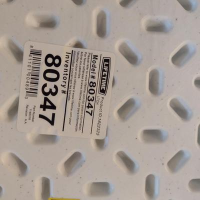 Lifetime Round Folding Table- Approx 48" in Diameter, 29" Tall