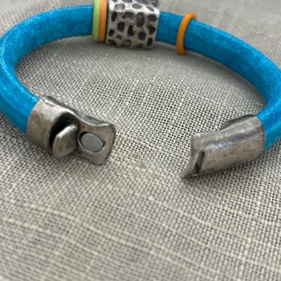 Turquoise Station Bracelet with 