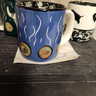 3 Dacotah Clayworks mugs
