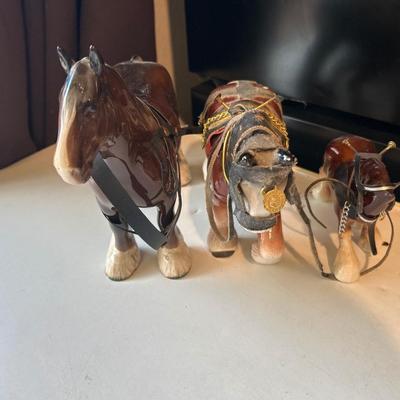 Set of Porcelain horses