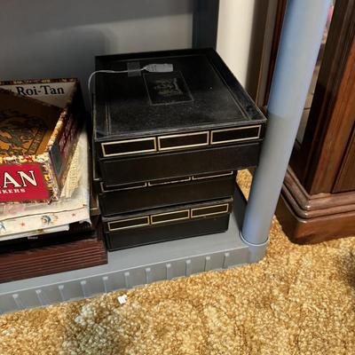 Vintage cigar boxes