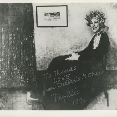  Phyllis Diller signed movie photo