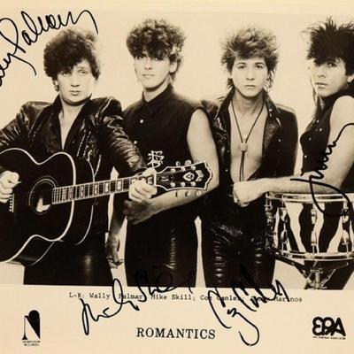 The Romantics signed promo photo 