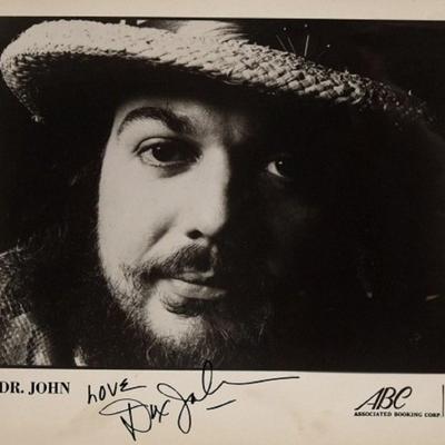 Dr. John signed promo photo 
