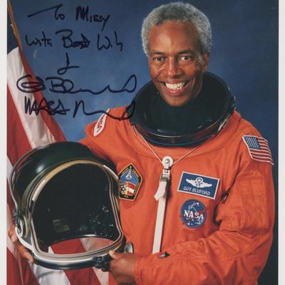 Astronaut Guion Bluford signed photo