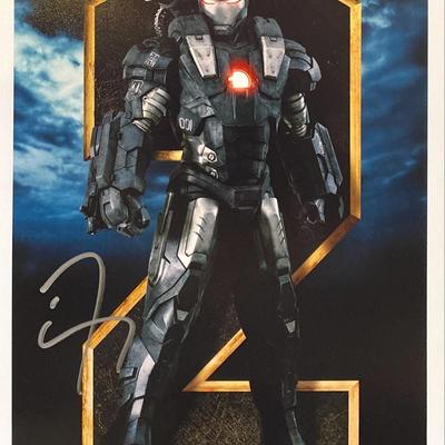 Iron Man 2 Don Cheadle Signed Movie Photo