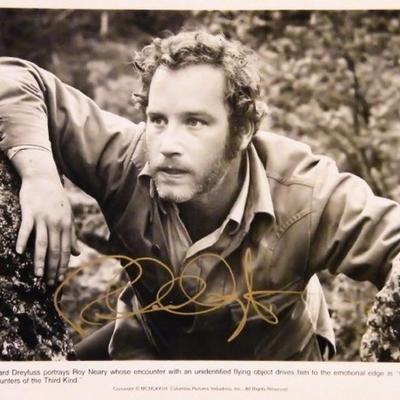 Richard Dreyfuss signed movie still photo 