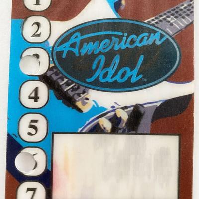American Idol Laminate Backstage Pass