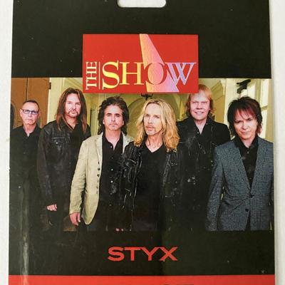 Styx 2016 Backstage Pass