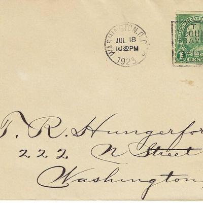USA #597 First Day Cover - 1923
