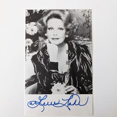 Arlene Dahl signed photo