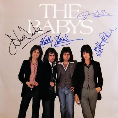 The Baby's signed debut The Baby's album