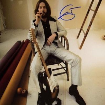 Eric Clapton signed promo photo