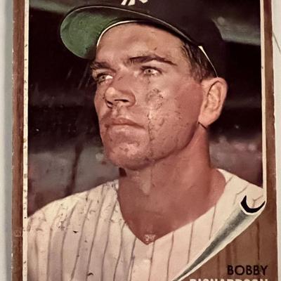 Bobby Richardson 1962 Topps baseball card No. 65