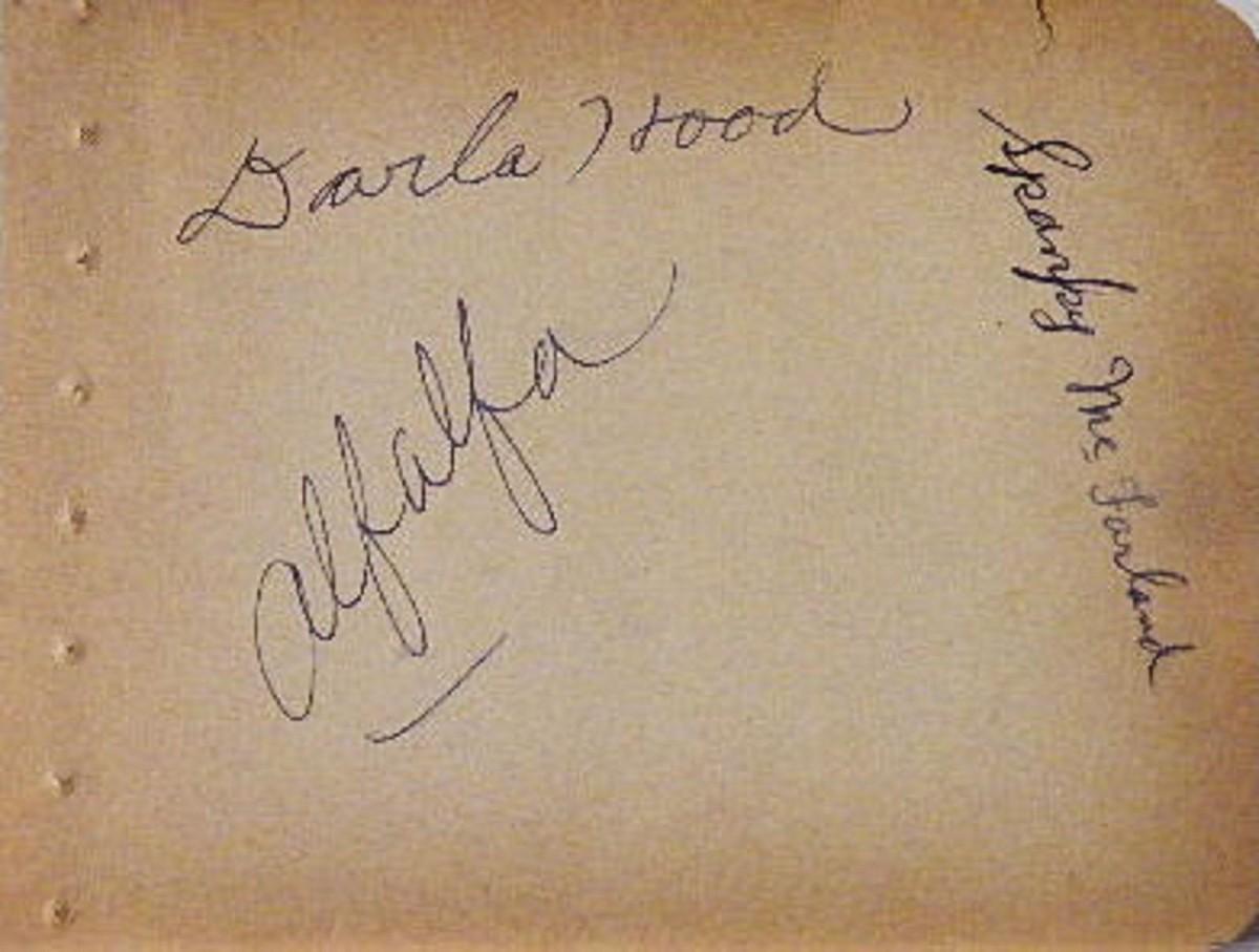 Little Rascal Signature Goodbye The Little Rascals signature slip | EstateSales.org