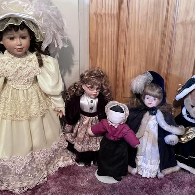Porcelain Doll Lot