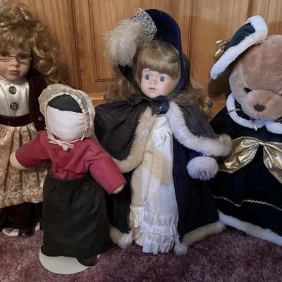 Porcelain Doll Lot