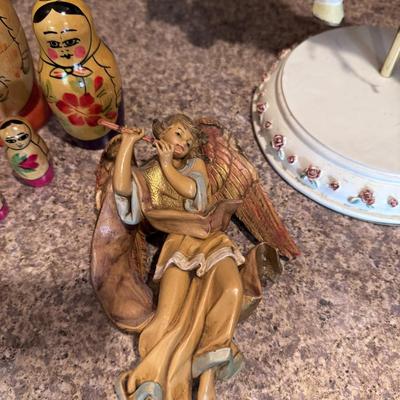 Carousel Horse and Nesting Doll Lot